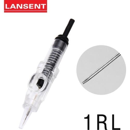 50pcs/lot professional Disposable RL1/RL3/RL5/RL7 Screw Cartridges Premium Permanent Makeup Machine Eyebrow Lips Tattoo Needles