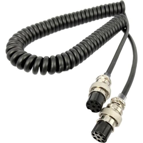 8 Pin Microphone Extension Cable Fits For Yaesu Kenwood Icom Walkie Talkie Fit For Yaesu For Kenwood For Icom And Other Transce