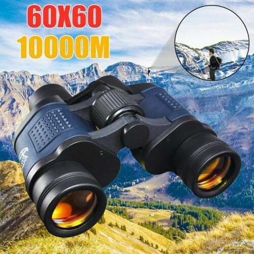 High Clarity Telescope 60X60 Binoculars Hd 10000M High Power For Outdoor Hunting Optical Lll Night Vision binocular Fixed Zoom