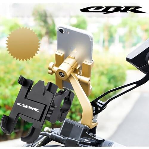 For HONDA CBR CBR150R CBR250R CBR300R CBR500R CBR650R/F CBR600 F2 F3 F4 F4i Alloy Motorcycle Handlebar Phone Holder Stand Mount