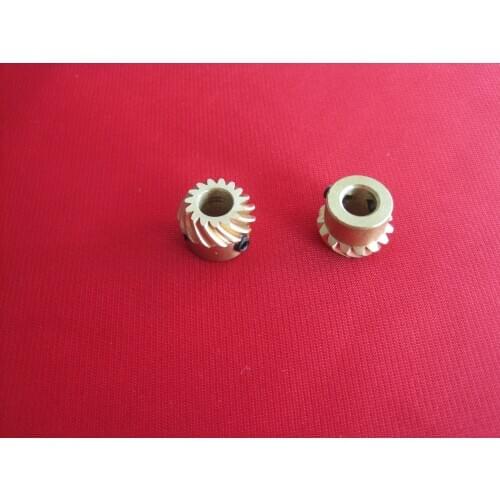 ForJANOME 6400-41005 (Copper ) Vertical Shaft Spiral Gear Multifunctional Household Sewing Machine Accessories