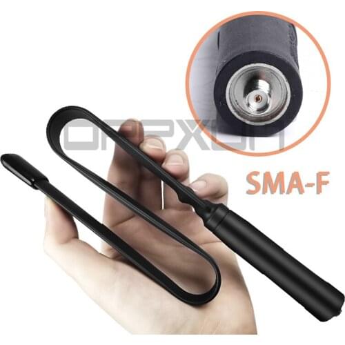Flexible Radio Tactical Antenna Foldable SMA-F Female VHF UHF 144/440Mhz Baofeng UV 82 5R UV5R BF-888S AR-F8/152 Walkie Talkie