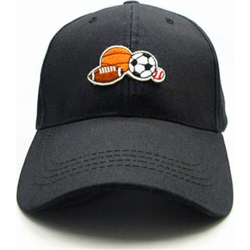 Ball Embroidery Cotton Baseball Cap Hip-hop Cap Adjustable Snapback Hats for Men and Women 144