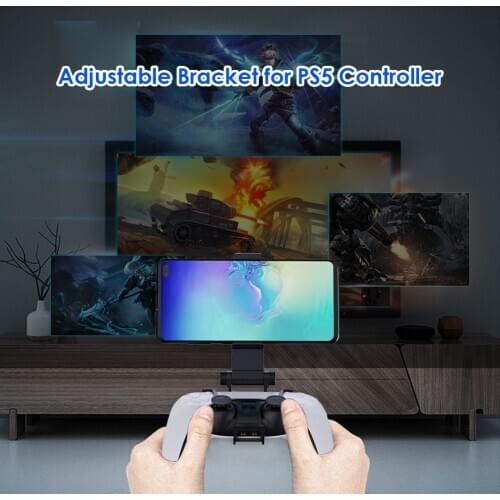 Controller Mobile Phones Holder Clamp Personal Mobile Phone Accessory for PlayStation 5 PS5 Gamepad Joypad Mount