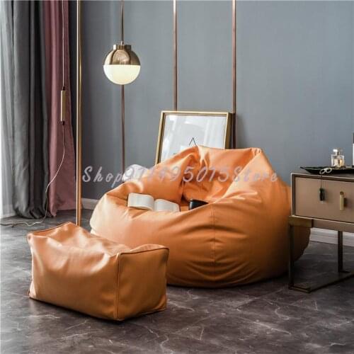 Lazy Sofa Tatami Light Luxury Chair Female Balcony Leisure Technology Cloth Single Oversized Bean Bag Sofa