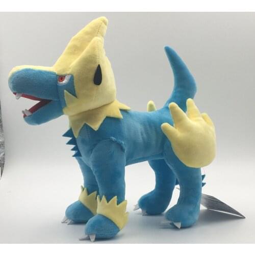 2021 Hot Anime 27CM Manectric plush toy stuffed toys A birthday present for children