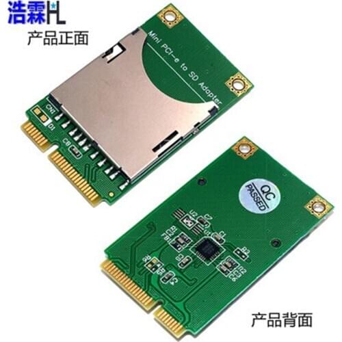 Mini PCI-e to SD to MINI PCIE adapter 52PIN not include Memory storage card For windows 7 8 10 XP 2000