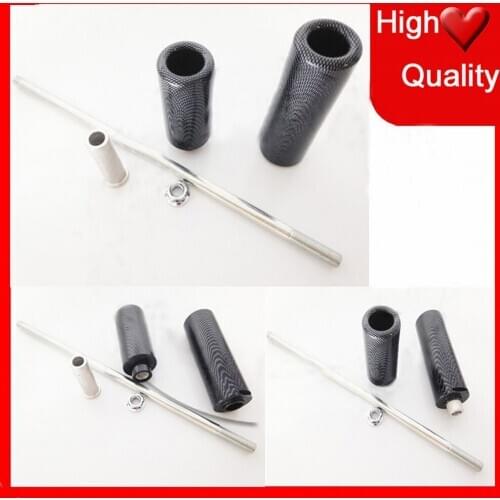 Motorcycle For 2002 2003 2004 2005 2006 Honda RC51 Black No Cut Frame Sliders crash Falling protection