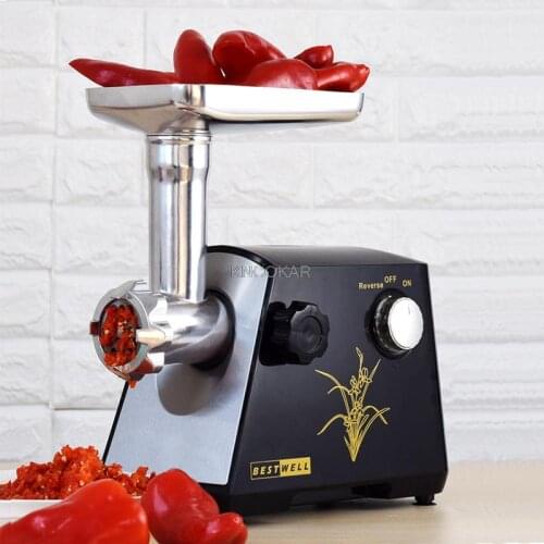 220V Meat Grinder Household Electric European Standard American Standard Sausage Machine Small Business 400W
