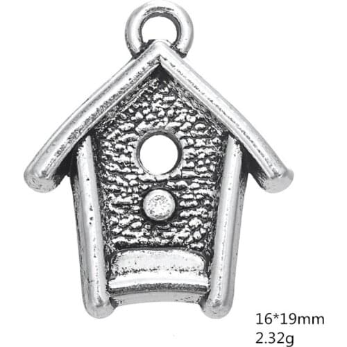 2021 NEW Bird house nest charms lovely charms for bracelets and jewelry making