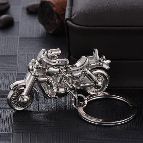 New Fashion Silver Alloy Motorcycle Key Chain Buckle Ring For Men Women Cool Leopard Tiger Keychains Bag Charms Holder jewelry