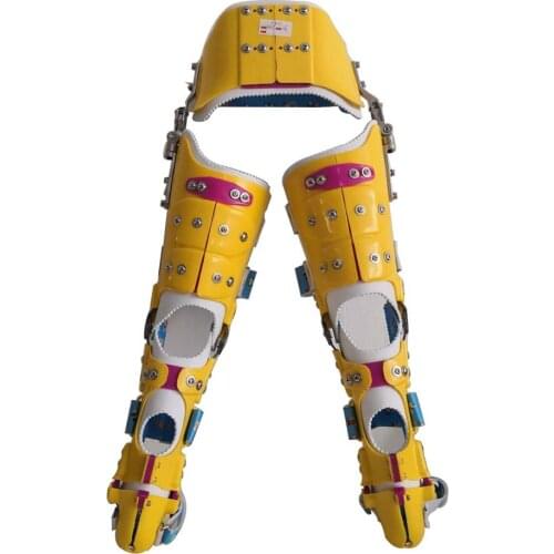 Kids Knee Ankle Foot Orthosis KAFO Rehabilitation Equipment Fixed Brace Orthopedic Instrument Fracture Support For Left leg - in