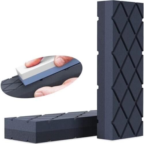 Sharpening Stone Grit Ideal Sharpener for All Blades Knife with Non-Slip Base Cutter and Angle Guide Whetstone Correction