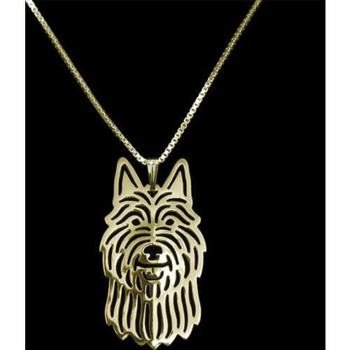 Trendy personalized cute Berger Picard pendant necklace women silver plated statement necklace men cs go collares
