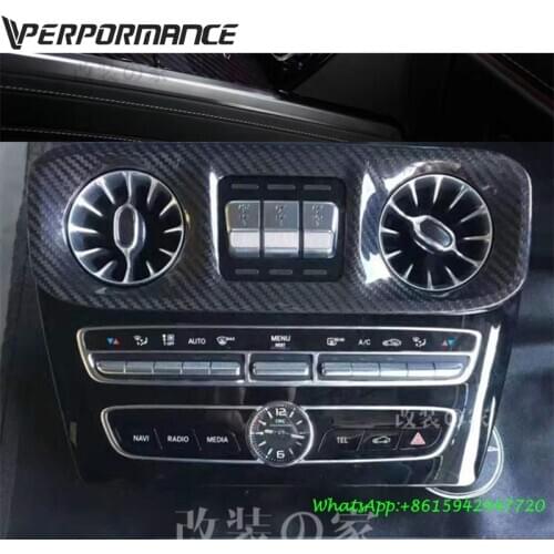 Carbon finber center console for W463A A464 carbon center control for W463A G500 G63 G550 carbon COVER 2019 year