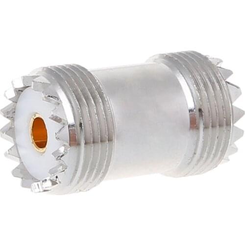 UHF SO239 Female To Female Jack Panel Mount RF Coaxial Adapter Connector Straight F/F