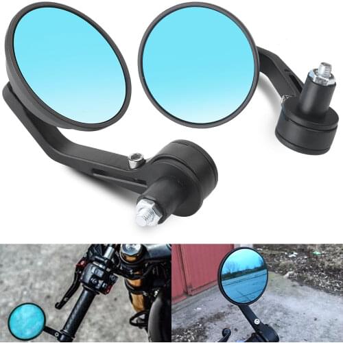 Universal Motorcycle Mirror CNC 7/8" Handle Bar End Rearview Mirrors Side mirror for KAWASAKI Z1000 Z900 Z800 Z750 ER-6F ER-6N