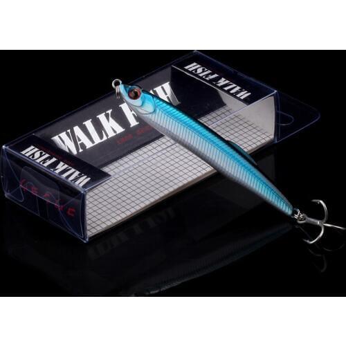 WALK FISH 1PCS Jigging Stick Fishing Lure Sinking Pencil Longcast 10g/75mm Shad Minnow 3D Eye Artificial Bait Bass Pike Lures