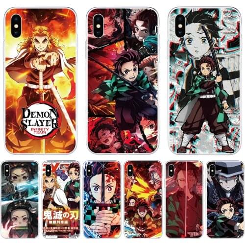 Mobile phone bag For Sony Xperia XZ5 XZ4 XZ3 XZ2 XZ1 Compact XZ Premium Case Soft TPU Demon Slayer Cover Shell Phone Case