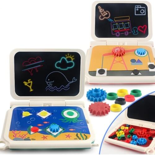 10 Inches LCD Writing Tablet DIY Toy Notepad Drawing Pad With Colorful Screen