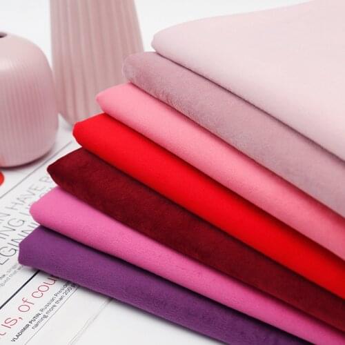 100*153cm Short plush crystal super soft plush fabric For Sewing DIY Handmade Home Textile Cloth For Toys Plush Fabric