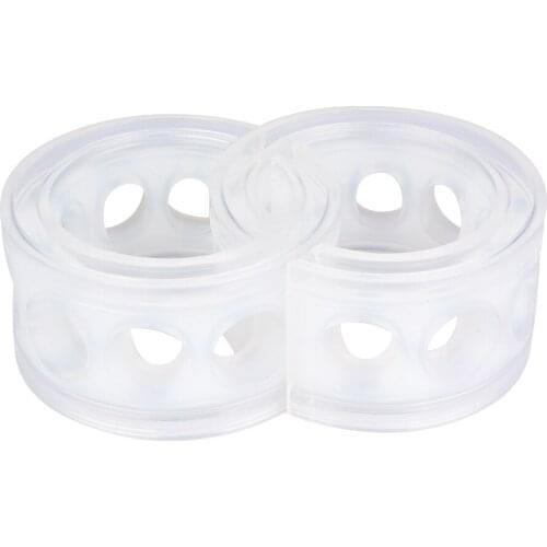 2pc Transparent Car Shock Absorber Retainer TPE Spring Buffer Power Cushion Effectively Reduce Vibration Of Car Body