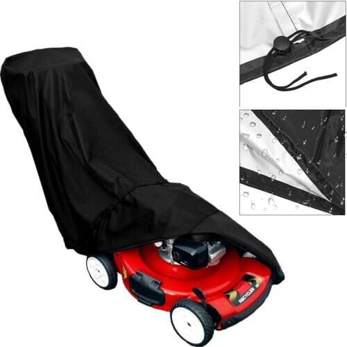 200cmx85cmx40cm/78''x33.5''x15.7'' black lawnmower cover Riding mower grass shovel hood polyester hood