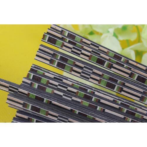 25 strip Guitar Luthier Purfling Binding Marquetry Inlay 640x5x1mm Guitar Parts Accessories#70
