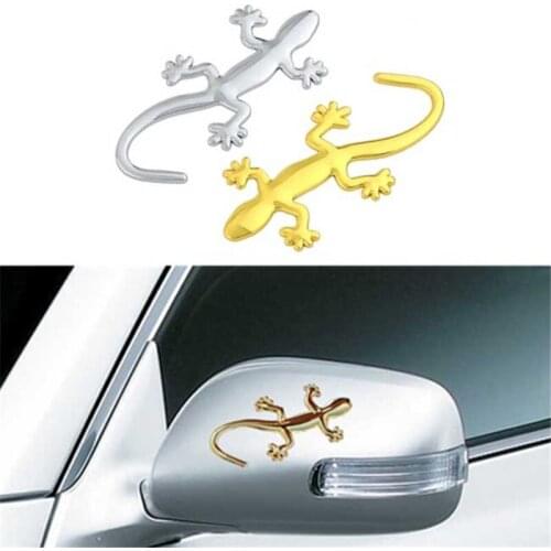 3D Gecko Lizard Car Motorcycle Sticker Applique Truck Label Emblem Badge Car Styling Decoration Accessories