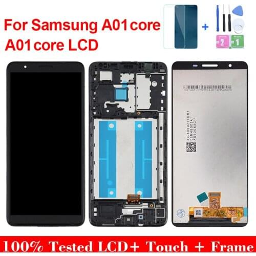 5.3" Original Lcd For Samsung Galaxy A01 Core LCD Display SM-A013G/A013F For Samsung A013 LCD Replacement Part with frame