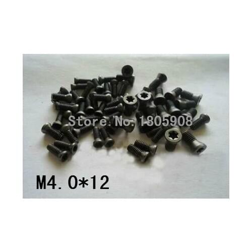 50pcs M4.0*12mm CNC lathe Turning tool spare screws Torx screws