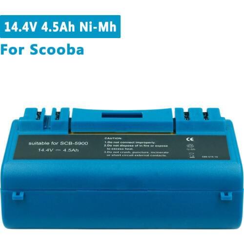 14.4V 4500mAh High Capacity Battery for Irobot Scooba 330 340 350 380 590 5800 5900 5950 5999 6000 6050 34001