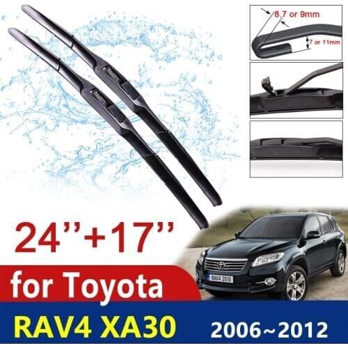Car Wiper Blade Windshield for Toyota Rav4 XA30 RAV 4 30 2006~2012 Front Windscreen Wipers Car Accessories 2007 2008 2009 2011