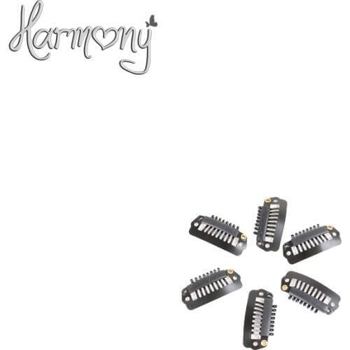 Free shipping!! 100 pieces/bag 2.8 cm with 8 teeth I shape small hair extension snap clips 6 colors for your choices