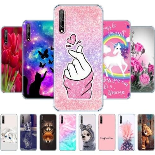 For Huawei Y8P Case 6.3" Soft Silicon Tpu Back Phone Cover For Huawei y8p 2020 AQM-LX1 Case for huaweiy8p Protective Bags Bumper