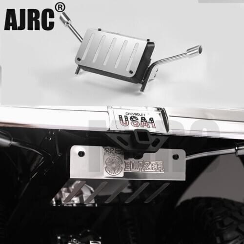Metal Fuel tank and exhaust pipe 1/10 Rc crawler truck K5 Blazer Traxxas Trx4 tail exhaust pipe Chevrolet 82076-4 TRX-4 K5