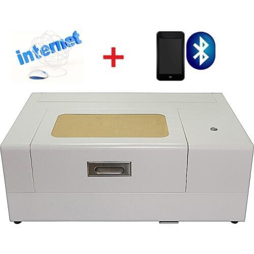 Mobile fiber tempered glass screen protector CO2 laser cutting machine free update programs lifetime and date pack for mobile