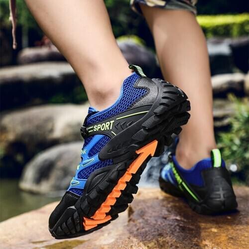Hiking Shoes For Men Autumn Mesh Breathable Solf Man Sneaker Trend New 2020 Zapatos Hombre Brand Men outdoor shoes