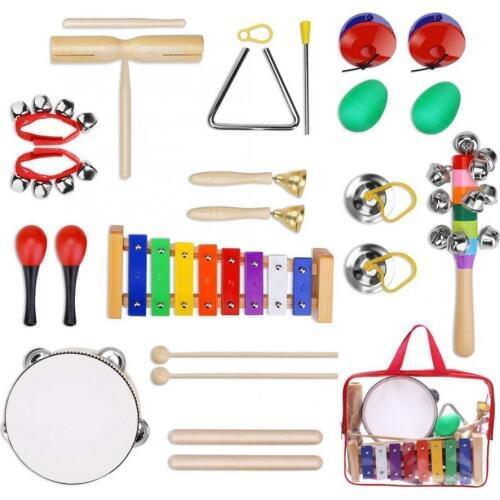Music Instrument Toy Toddler Early Educational Rhythm Musical Toy Percussion Instrument Set Kindergarten Children Kid Gift