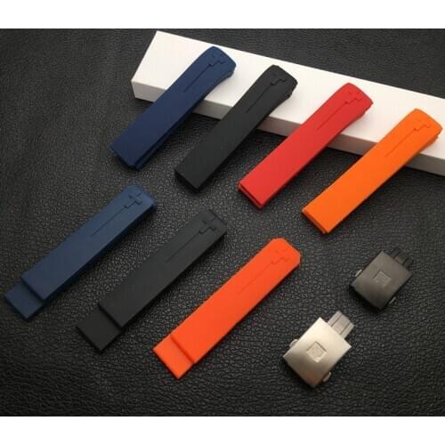 Soft Silicone Watch Band 20mm 21mm fit For Tissot strap for T013 T047 Rubber T-Sport Watchband Waterproof for T013420A T047420A