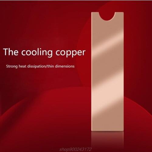 Cooling Copper Sheet M.2 Heatsink NVME Heat Sink M.2 2280 Thermal Conductivity Silicone Wafer Cooling Fan M03 21 Dropship
