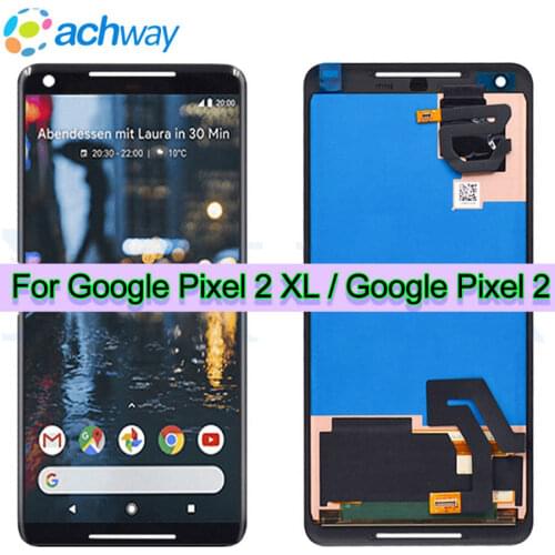 Original LCD Google Pixel 2 XL LCD Display Touch Screen Digitizer Assembly Replace Pixel2 For 5.0" HTC Google Pixel 2 xl Display
