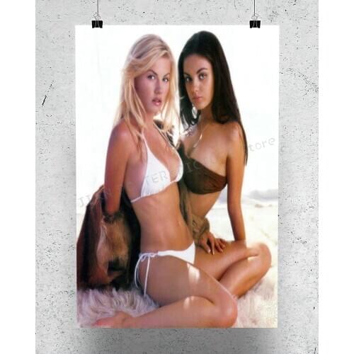 R0276 Mila Kunis (3) Star Sexy Beautiful Girl Model Wall Sticker Silk Poster Art Home Decoration