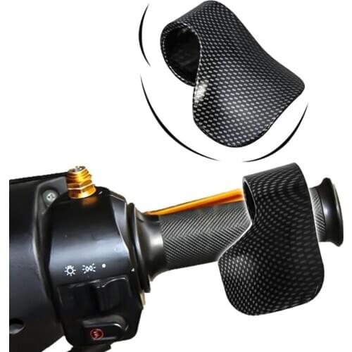 Universal Throttle Assist Wrist Rest Cruise Carbon Fiber Control Hand Bar Grip Motorcycle Racing Street Off-Road Bikes