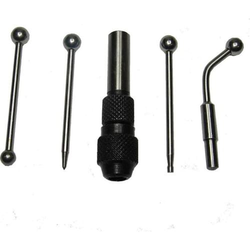 Wiggler & Center Finder Set Work Edge Centre Finding Run Out Concentrical Align 5 Pcs Set