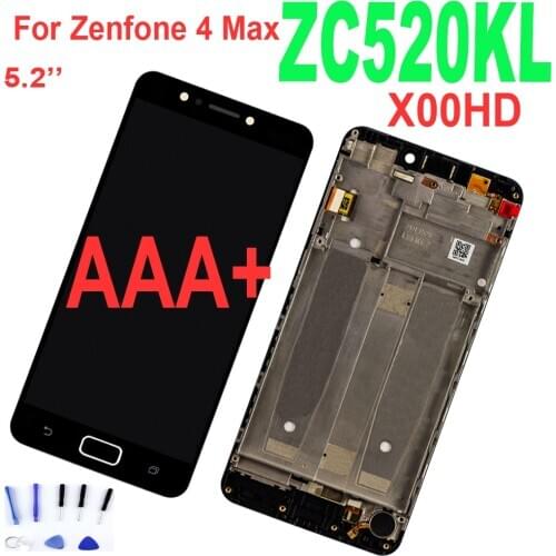 5.2'' for Asus Zenfone 4 Max ZC520 ZC520KL X00HD LCD Display Touch Screen Digitizer Assembly Replacement With Frame