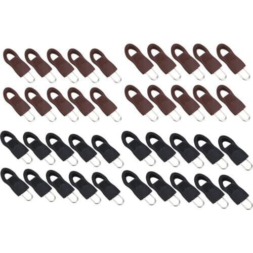 10x Detachable Zip Fixer Zipper Tags Repair Pull Tab for Suitcase Bags Craft