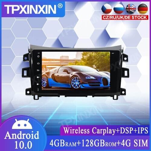 128G Android 10 For Nissan Navara Car GPS Navigation Car Multimedia Player Auto Radio Tape Recorder Stereo Headunit Multimedia