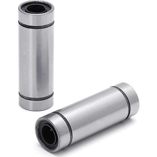 2x LM8LUU Long Linear Motion Ball Bearing Bush Bushing CNC Parts For 8mm Rod