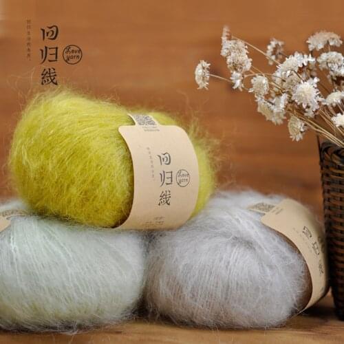 30g/ball 70 % Mohair 30% Wool Thirty Thick Mohair Yarn Of Wool Hand-Woven Coarse Mohair Thread